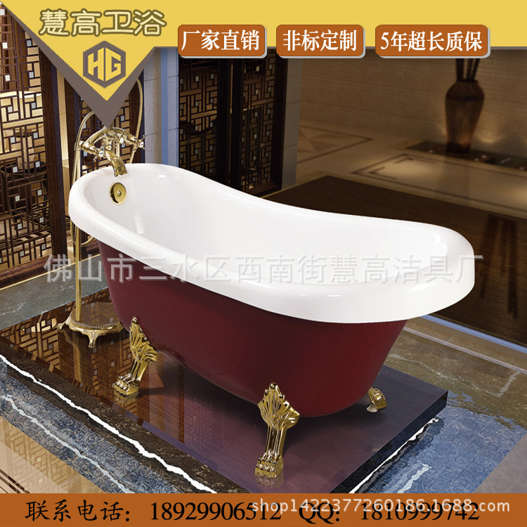 主題酒店單人浴缸 新款亞克力浴缸 優(yōu)質(zhì)無縫一體浴盆 廠家直銷