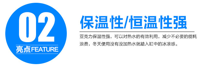 源頭生產(chǎn)廠家酒店、家用按摩浴缸 8124
