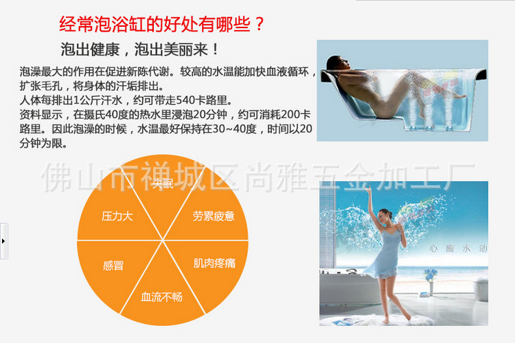 廠家 多功能 智能按摩沖浪方浴缸 純亞克力 酒店/工程/出口/外貿(mào)