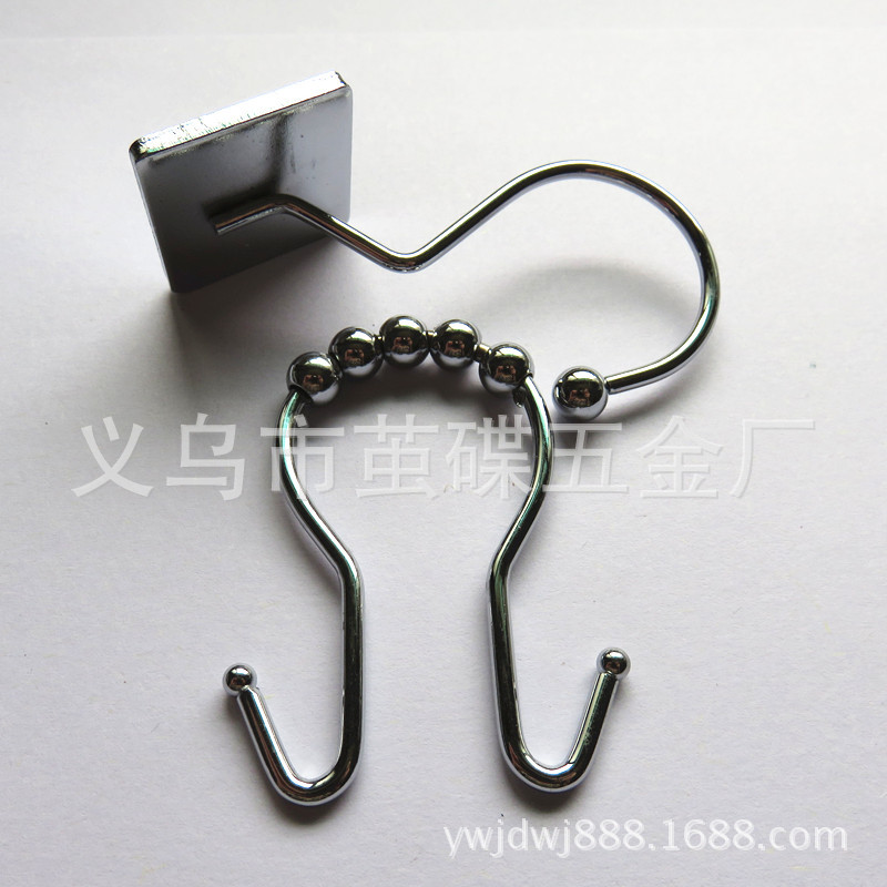 大量供應(yīng)窗簾浴室配件酒店金屬掛鉤窗簾時(shí)尚掛鉤 質(zhì)量好