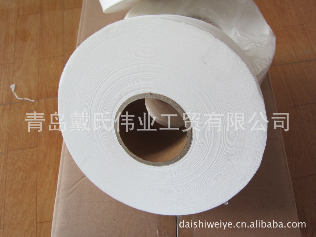 廠家批發(fā)100%純木漿雙層750克酒店用珍寶盤紙，廁所用紙，大卷紙