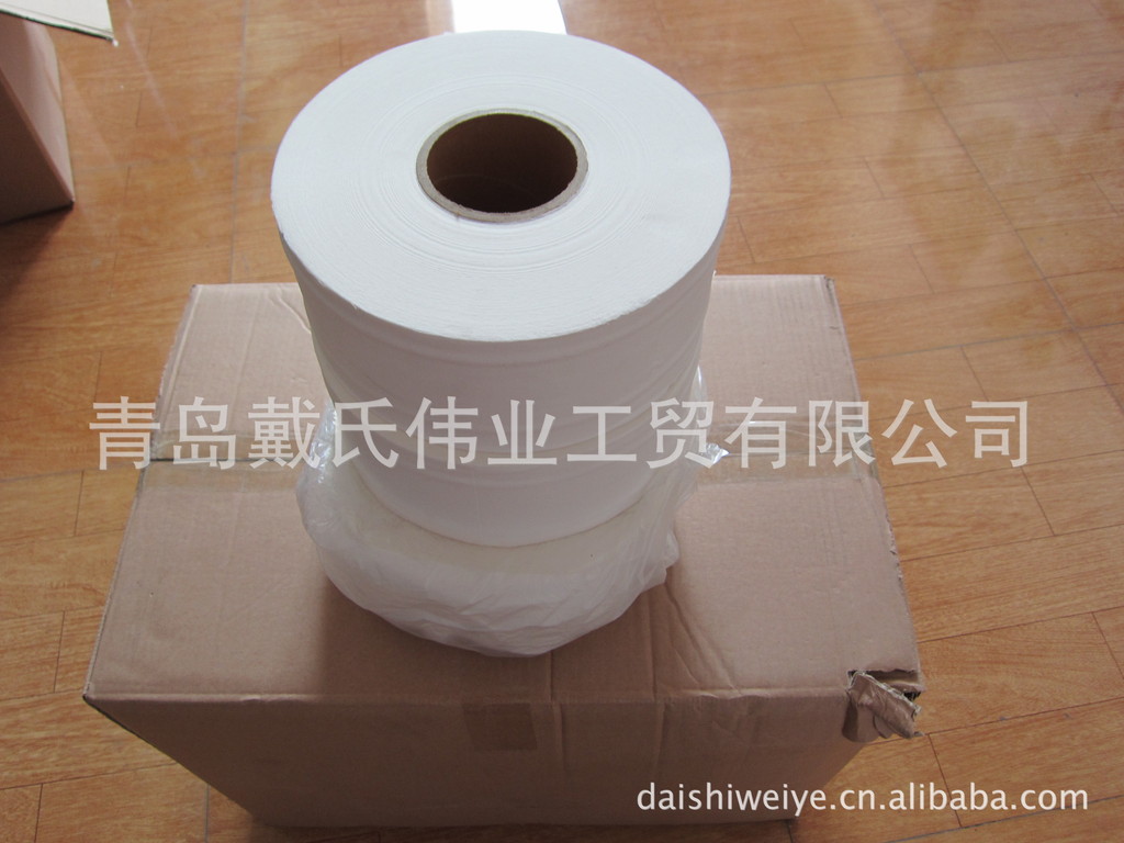 廠家批發(fā)100%純木漿雙層750克酒店用珍寶盤紙，廁所用紙，大卷紙