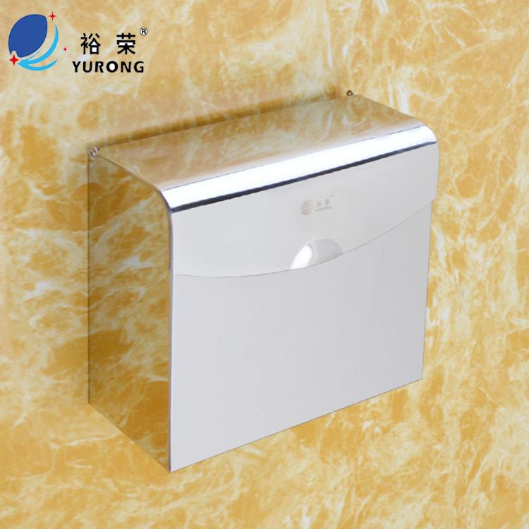 304不銹鋼衛(wèi)生間紙巾架廁所卷紙架放手機置物架酒店工程浴室掛件