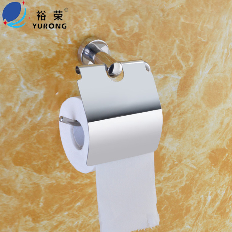 304不銹鋼衛(wèi)生間紙巾架廁所卷紙架放手機置物架酒店工程浴室掛件