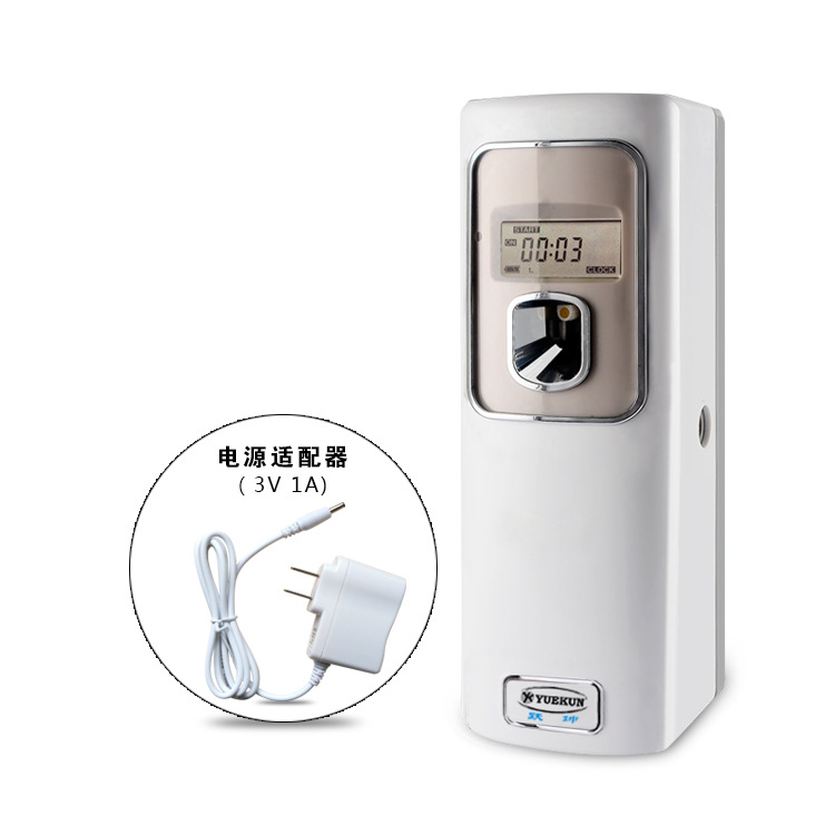 酒店噴香機衛(wèi)生間除異味電池除臭機LCD數(shù)碼噴香器自動定時噴香機