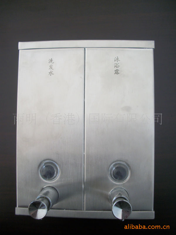 高檔酒店用品,帶內(nèi)膽雙頭皂液器,給皂液機, 給皂液器