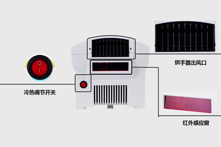 Anmon酒店全自動(dòng)感應(yīng)冷熱干手機(jī)干手器烘手機(jī)烘手器