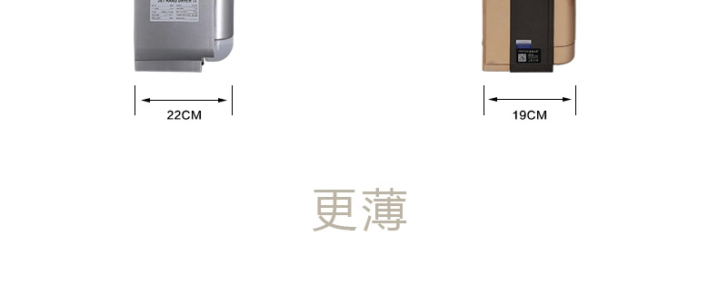 澳莎 全自動感應(yīng)酒店高速雙面噴氣式干手機(jī)干手器烘手機(jī)烘手器