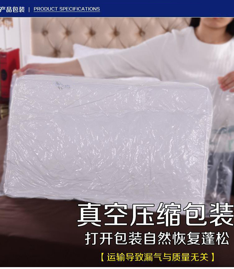廠家批發(fā)羽絲絨學(xué)生枕芯五星酒店枕頭護(hù)頸枕抗菌防螨特價床上用品