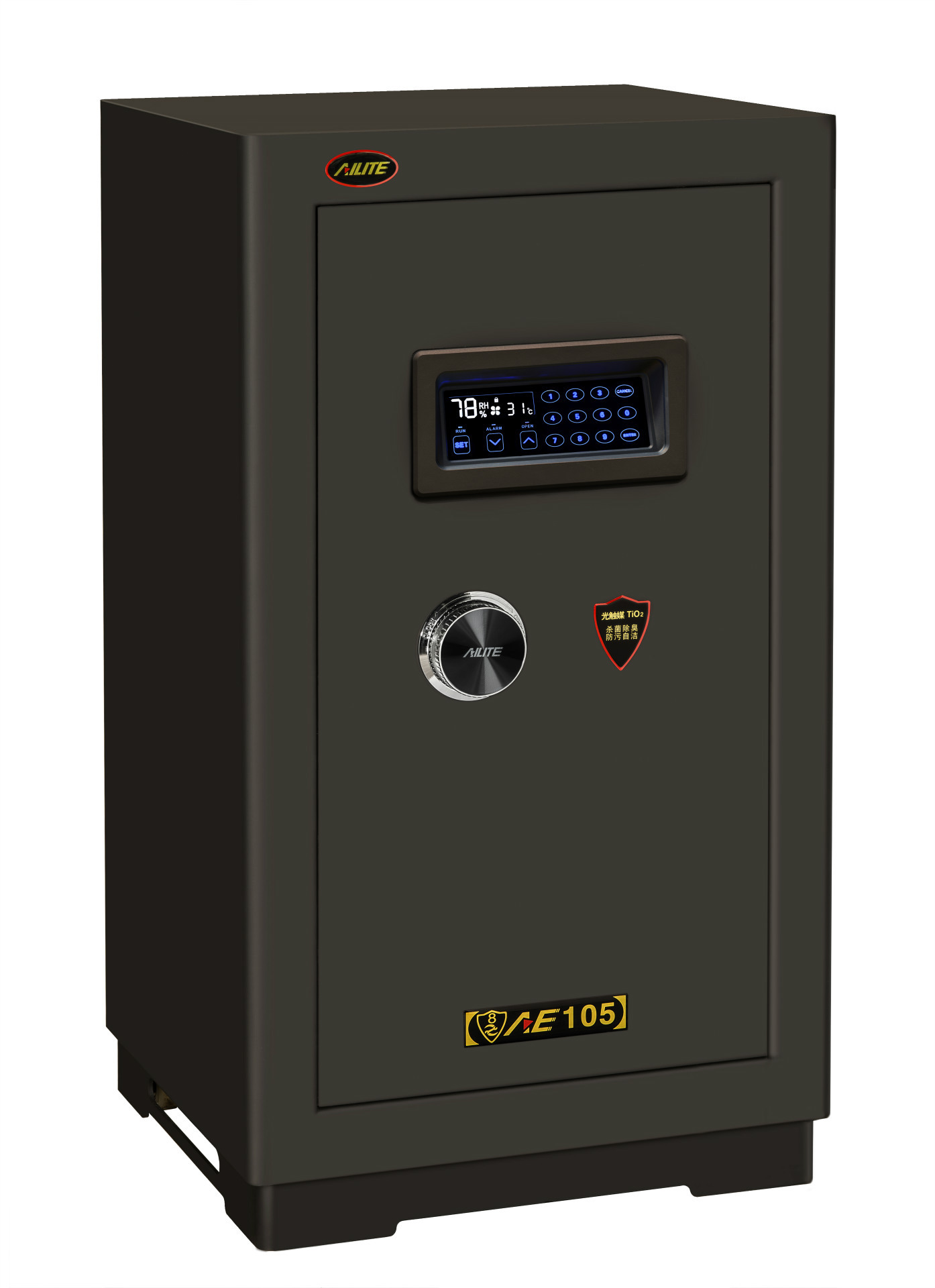 【艾勵(lì)特直銷 】 AE-105L 經(jīng)典電子防潮防盜保險(xiǎn)柜 酒店保險(xiǎn)箱