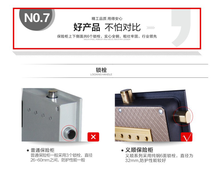 義順保險柜家用辦公大型全鋼防火保險箱家用入墻雙報(bào)警高45cm酒店