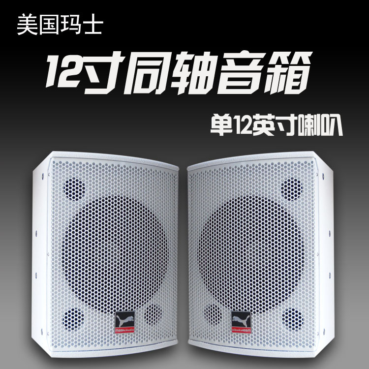 瑪仕MASHI音響C-M12酒店設(shè)備套裝會議專業(yè)音箱酒吧單12寸音響全套