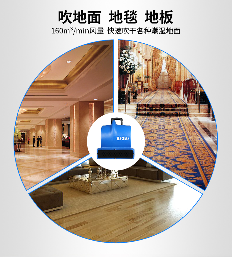 超潔亮電熱風(fēng)機(jī)吹干機(jī)吹地機(jī)大功率鼓風(fēng)機(jī)酒店商場(chǎng)地毯地面地