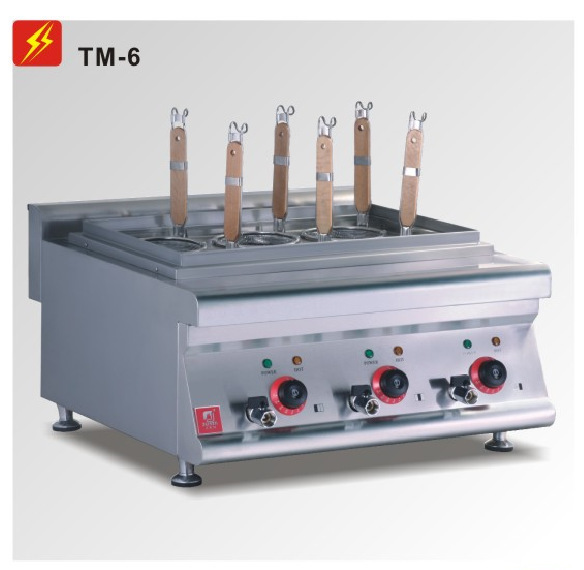 佳斯特TM-6 六頭臺式電熱煮面爐 商用煮面機(jī) 麻辣燙機(jī) 燙粉面機(jī)