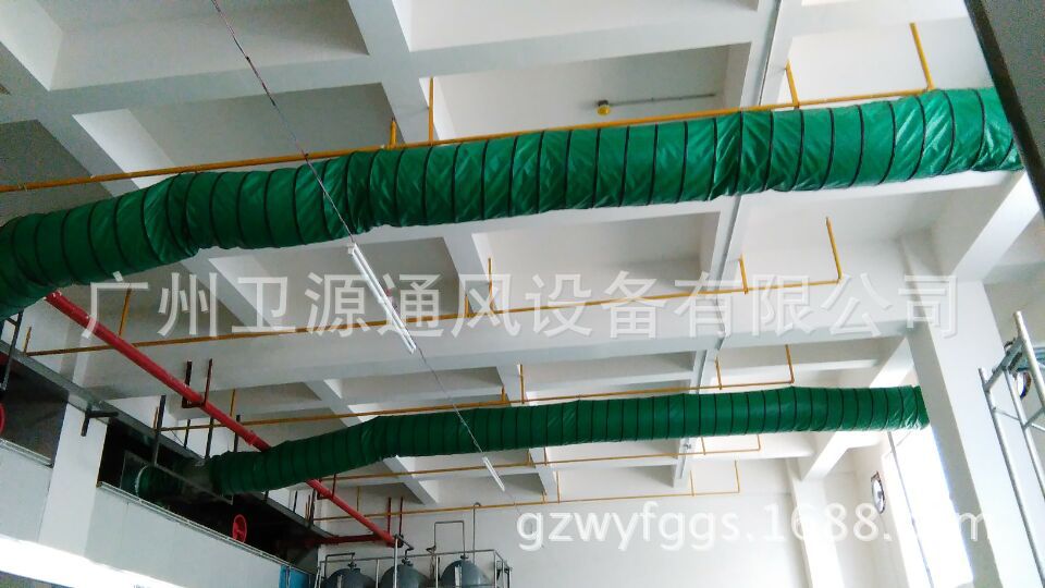 WY-13-3不燃燒綠色風(fēng)管安裝圖片1