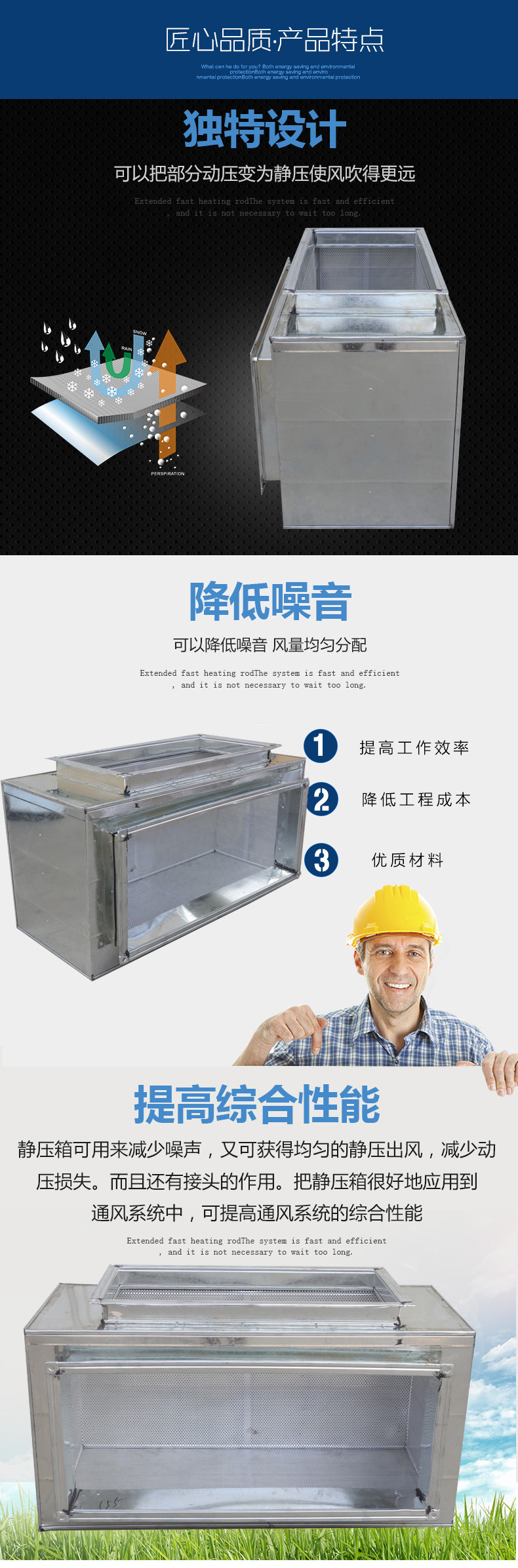 風(fēng)管消音器 靜壓箱 消聲器廠家生產(chǎn)銷售管道靜壓箱 隔音房消音器