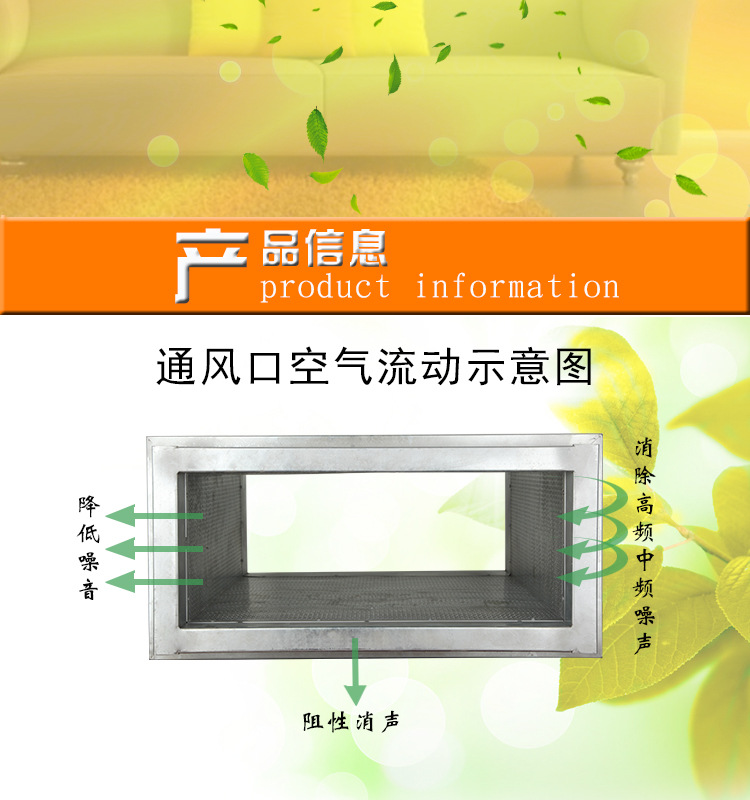 廠(chǎng)家直銷(xiāo)風(fēng)管消聲器管道通風(fēng)消聲器 正壓箱