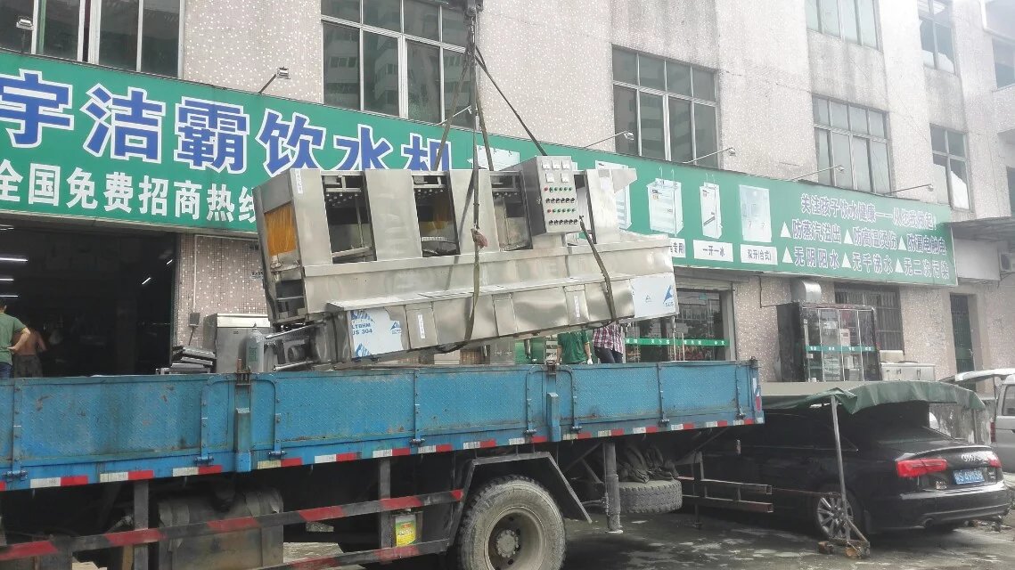 宇潔霸食堂餐廳不銹鋼全自動(dòng)洗碗機(jī) 商用洗消一體機(jī) 洗碗機(jī)定制