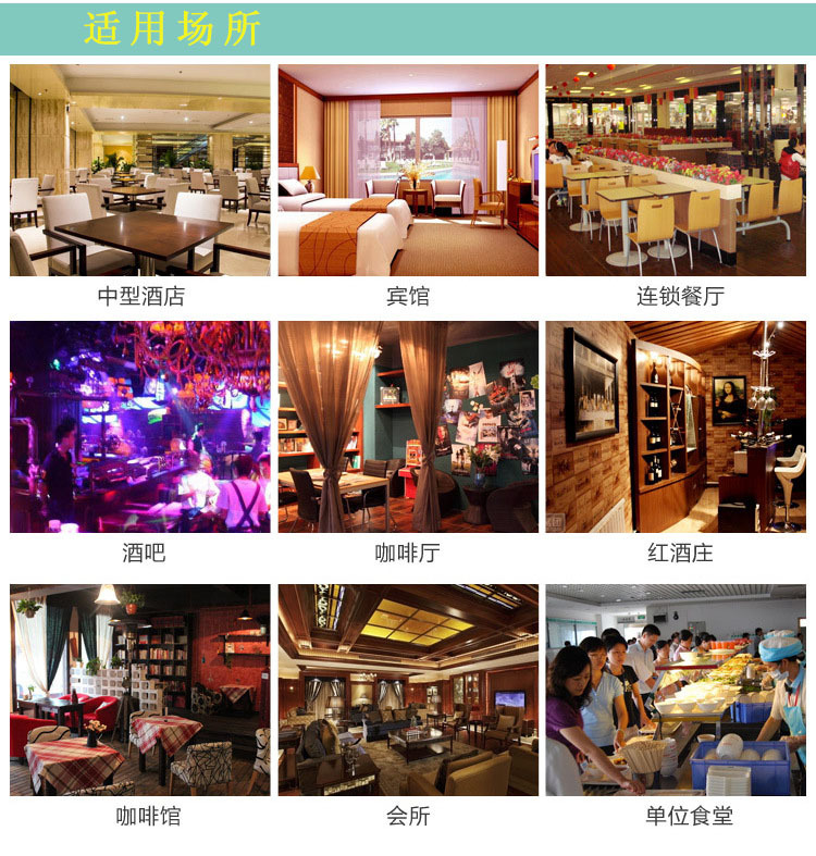 適用場(chǎng)所中型