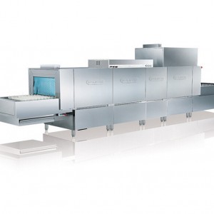 供應(yīng)寶力長龍式洗碗機商用全自動洗碗機 酒店食堂洗碗機PL-2PBRD4