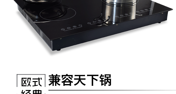 PEGEI 嵌入式電陶爐四眼四頭電磁爐德國(guó)進(jìn)口四灶煲仔爐家用商用
