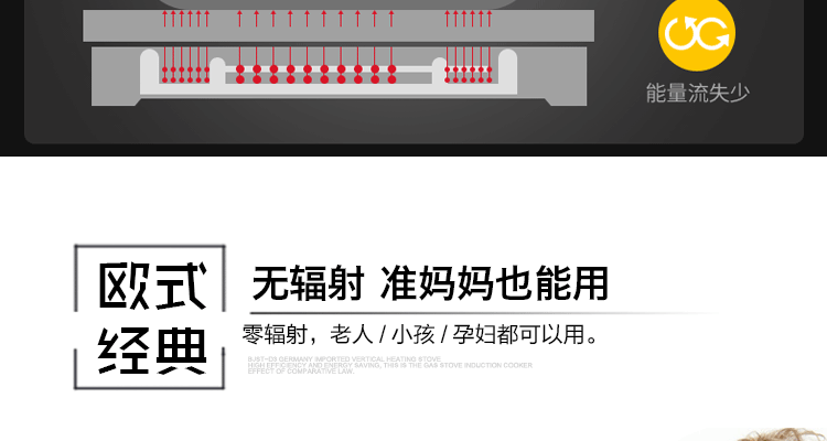 PEGEI 嵌入式電陶爐四眼四頭電磁爐德國(guó)進(jìn)口四灶煲仔爐家用商用