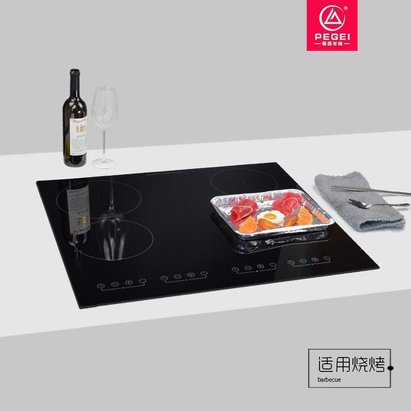 PEGEI 嵌入式電陶爐四眼四頭電磁爐德國(guó)進(jìn)口四灶煲仔爐家用商用