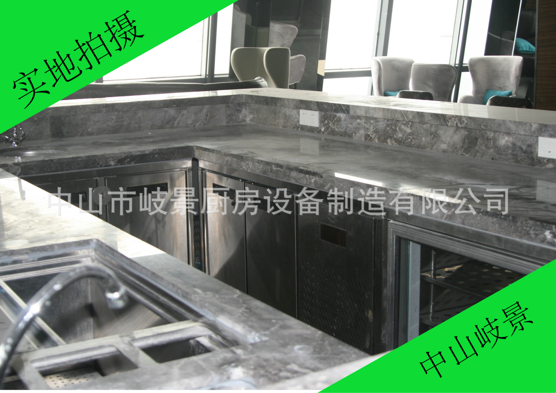 單/雙頭大鍋炒爐 工廠、酒店、學校廚房設備 不銹鋼 燃氣式大炒灶