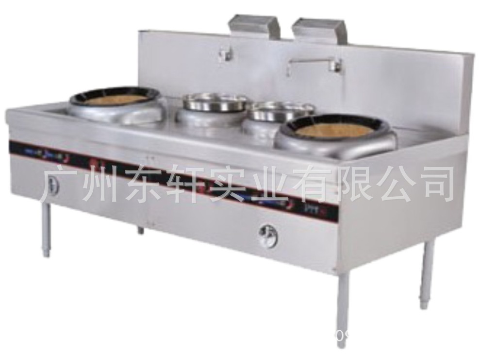 節(jié)能雙尾雙頭炒爐 燃氣炒菜爐 雙頭炒菜爐 工程型炒爐 廚房設(shè)備