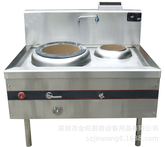 燃?xì)鈫晤^單尾小炒爐 商用廚房設(shè)計 餐廳廚房設(shè)備工程安裝定制