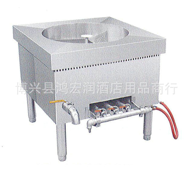 廠家批發(fā) 燃氣單頭低湯爐 單眼湯爐灶 食堂燃氣單眼低湯灶