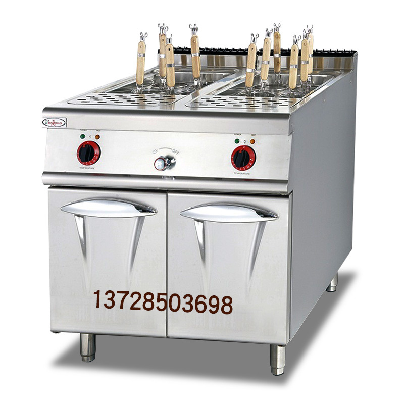 杰冠EH-788立式電熱煮面爐連柜座商用組合爐湯粉爐麻辣燙機(jī)