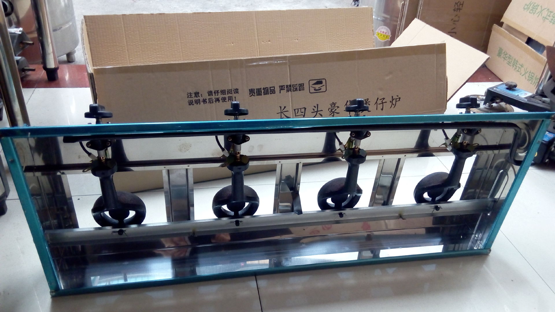 六眼節(jié)能燃氣灶砂鍋多頭煤氣灶飯店早餐湯粥商用煲仔爐8頭4孔八眼
