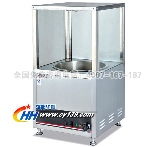 立式展示型炒板栗機(jī) 雙頭炒板粟機(jī) 全電炒貨機(jī) 展示型商場型炒貨