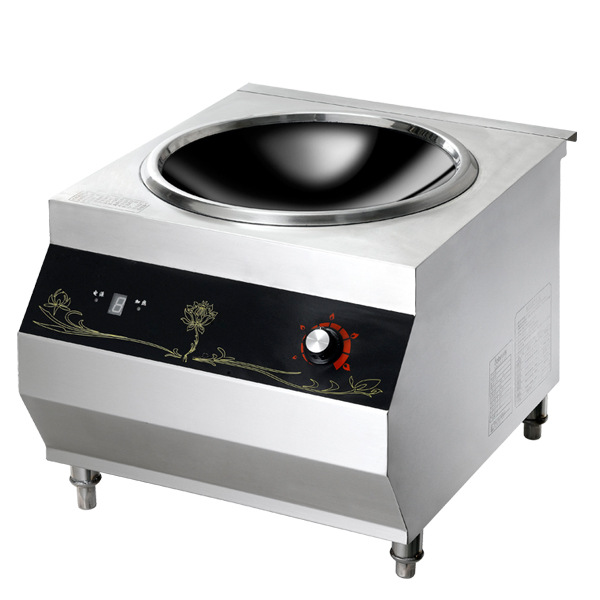 樂(lè)創(chuàng)商用電磁爐 8000W大鍋灶大功率電磁爐8000W凹面電炒鍋批發(fā)