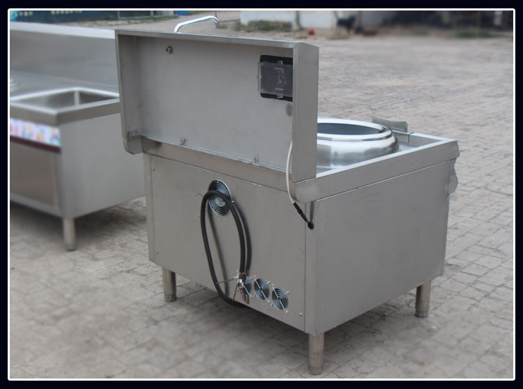 商用電磁炒灶/雙炒單水撐炒灶/微耗電商用灶、單頭單尾電磁爐