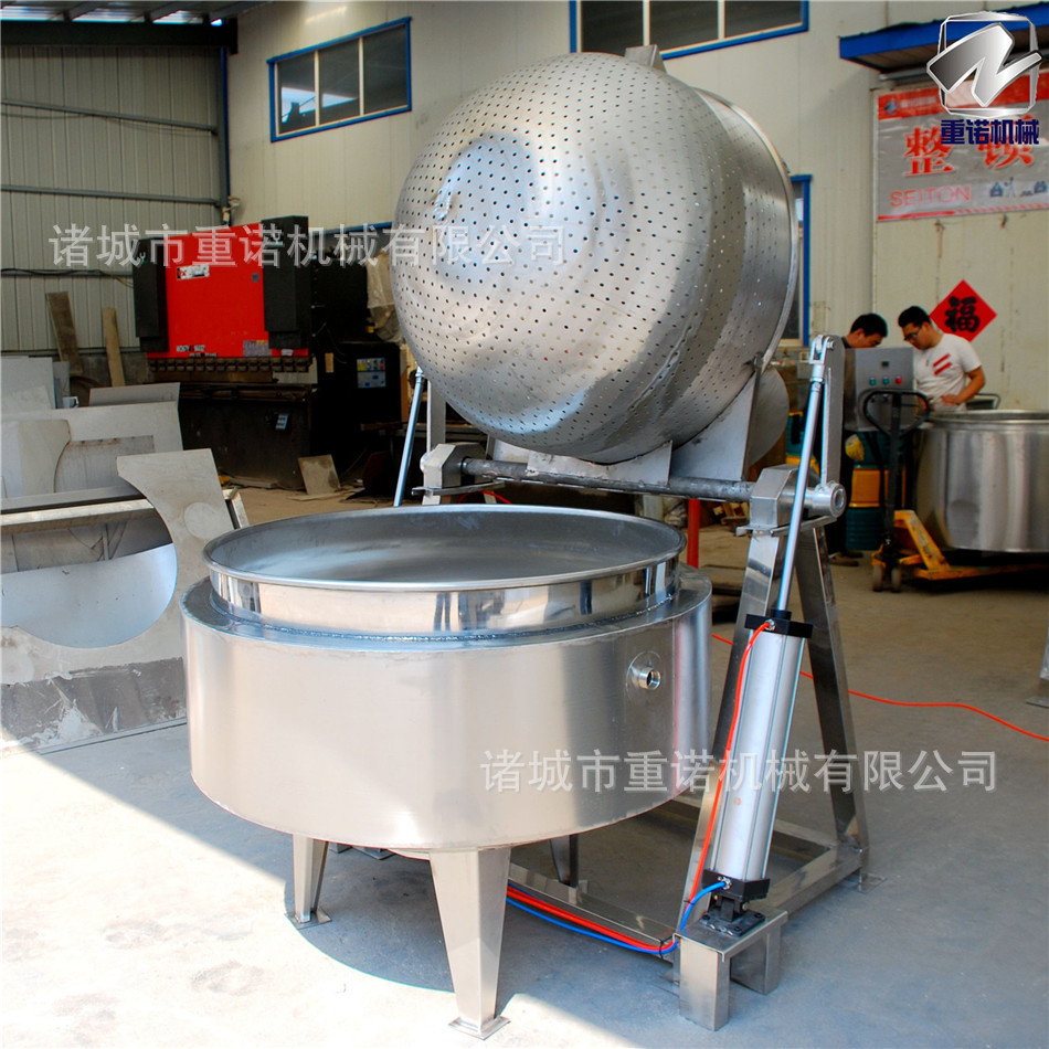 鴨頭鴨脖鹵煮鍋 豆干鹵制鍋 鹵肉鍋專業(yè)生產(chǎn)廠家自動(dòng)翻轉(zhuǎn)出料