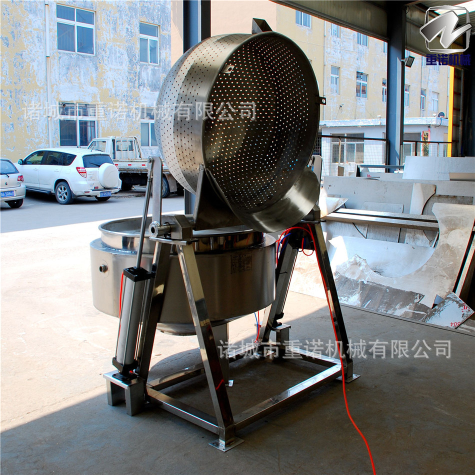 鴨頭鴨脖鹵煮鍋 豆干鹵制鍋 鹵肉鍋專業(yè)生產(chǎn)廠家自動(dòng)翻轉(zhuǎn)出料