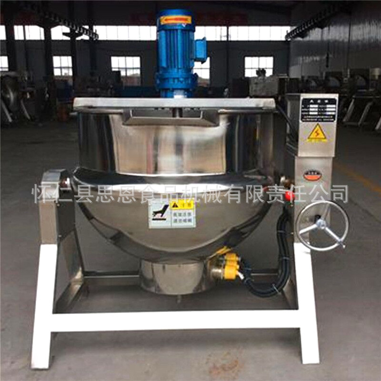 電加熱夾層鍋具 可傾式帶攪拌導(dǎo)熱油夾層鍋 廠家直銷(xiāo)環(huán)保炊事設(shè)備