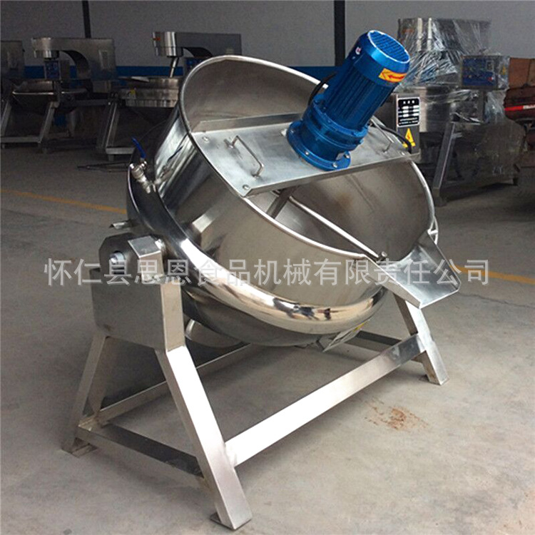 電加熱夾層鍋具 可傾式帶攪拌導(dǎo)熱油夾層鍋 廠家直銷(xiāo)環(huán)保炊事設(shè)備