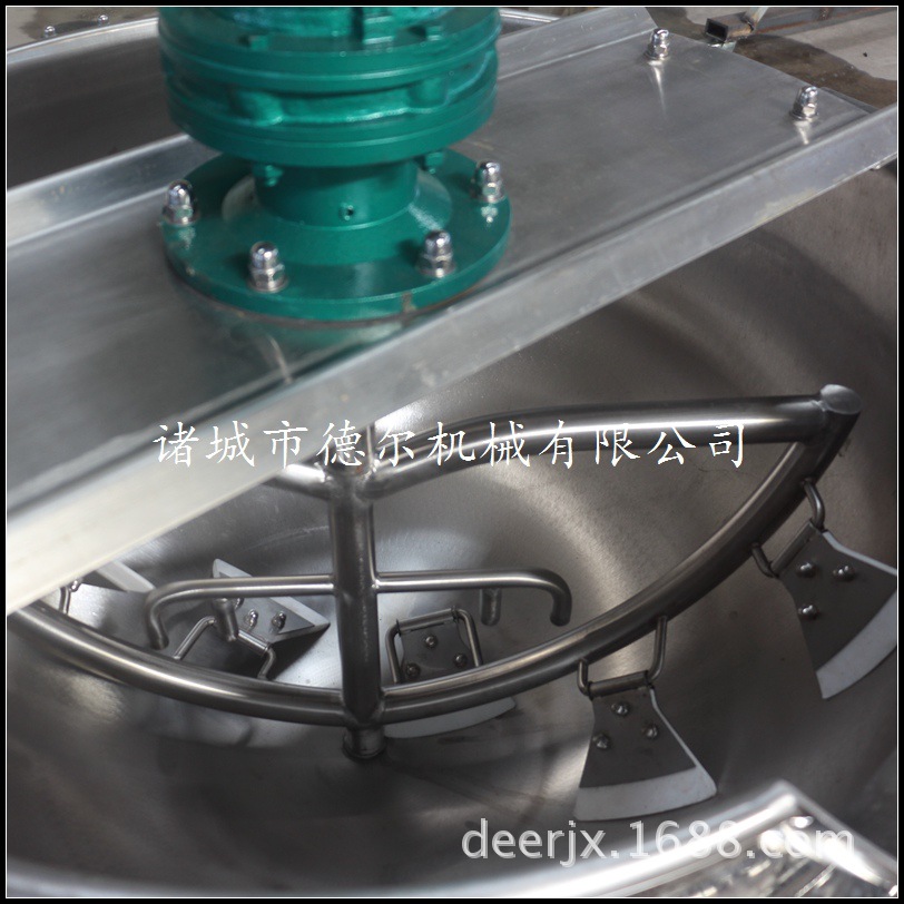 廠家直銷大型不銹鋼燃?xì)饧訜峥蓛A帶攪拌湯鍋|夾層鍋