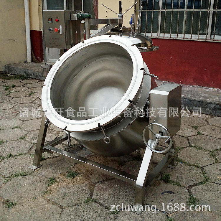 實(shí)力廠家直銷電加熱可傾高壓煮肉鍋 商用大型鹵制鍋