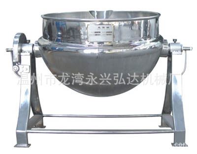 廠家直銷可傾導(dǎo)熱油夾層鍋 蒸煮攪拌不粘鍋 電煮鍋 食品機(jī)械