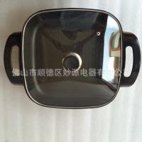 新品新榜樣韓式多功能電熱鍋電炒鍋四方鍋無油煙不粘鍋展銷會(huì)熱銷