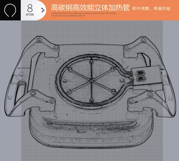 韓式多功能方鍋 四方鍋 電熱鍋 紅雙喜電火鍋 會(huì)銷禮品批發(fā)跑江湖