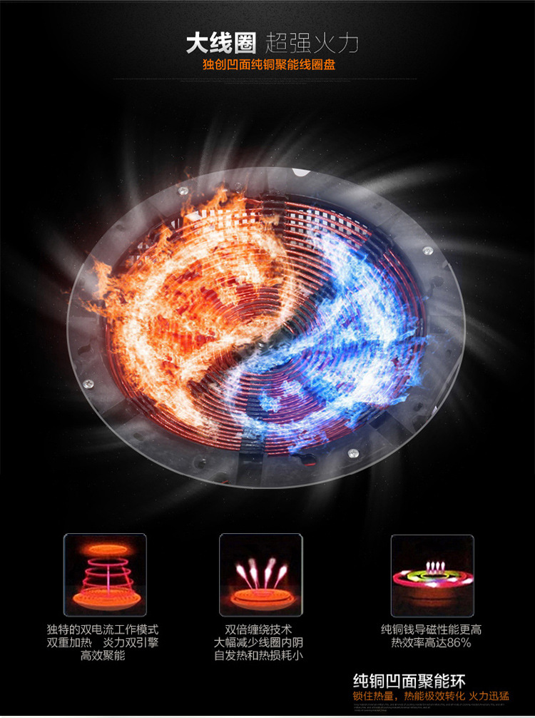 凹面臺式觸摸電磁爐 商用凹面大功率電磁爐 火鍋環(huán)保節(jié)能電磁爐