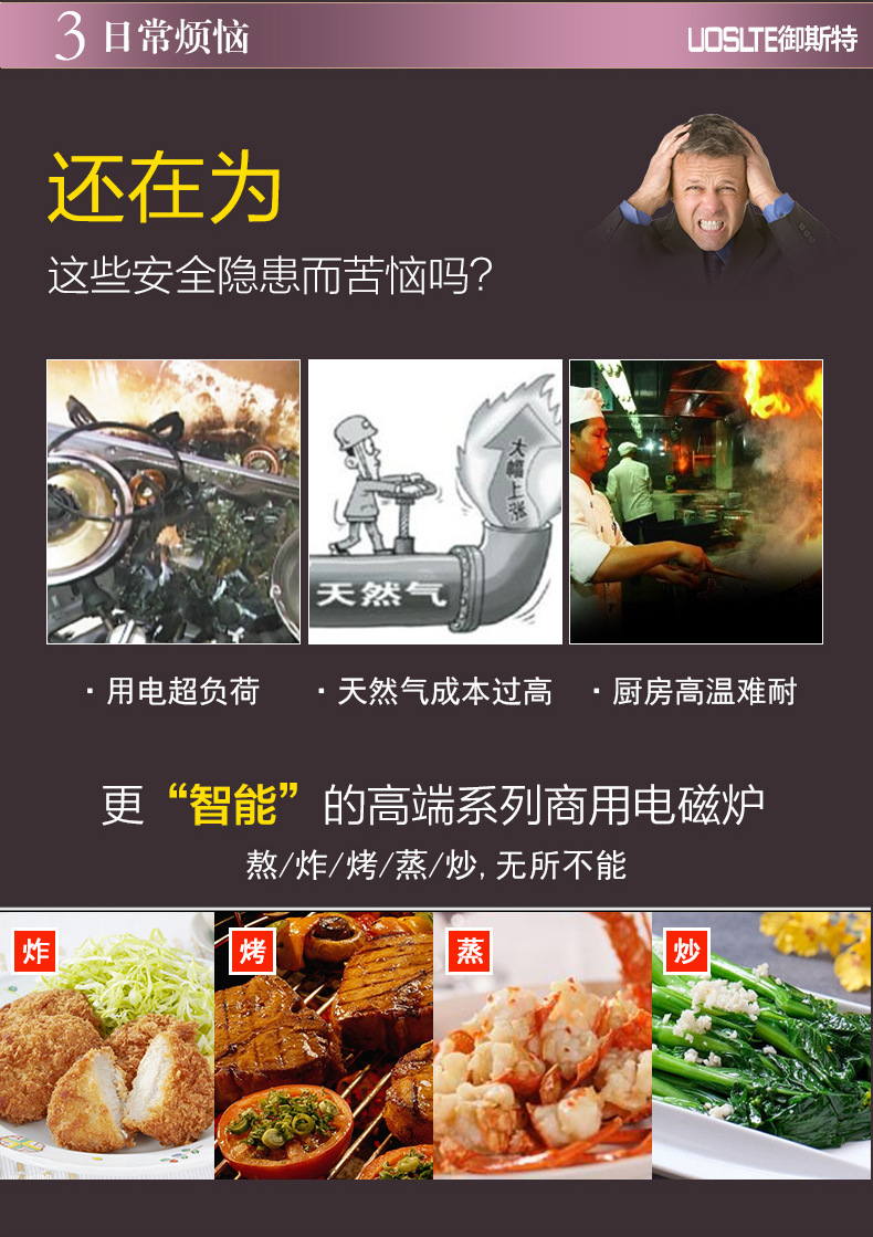 商用電磁爐大功率 嵌入式平面爐湯爐炒爐德國技術(shù)3500W 特價促銷
