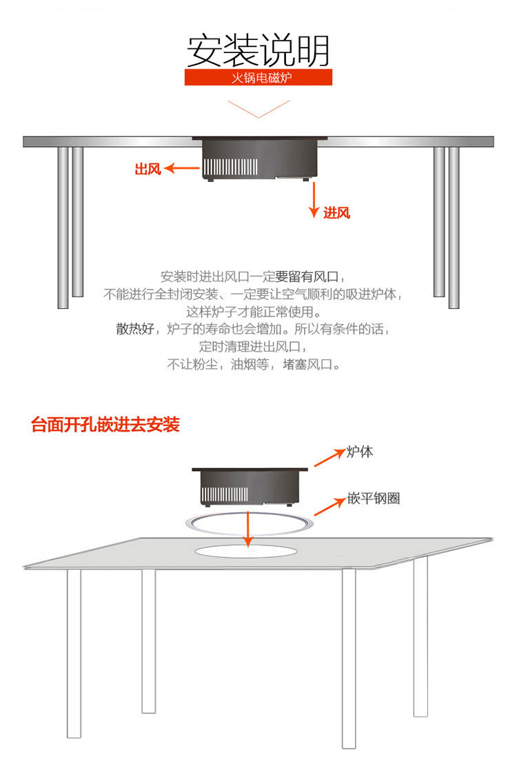 批發(fā)嵌入式火鍋店專(zhuān)用火鍋電磁爐線控觸摸商用餐飲酒店可定制特價(jià)