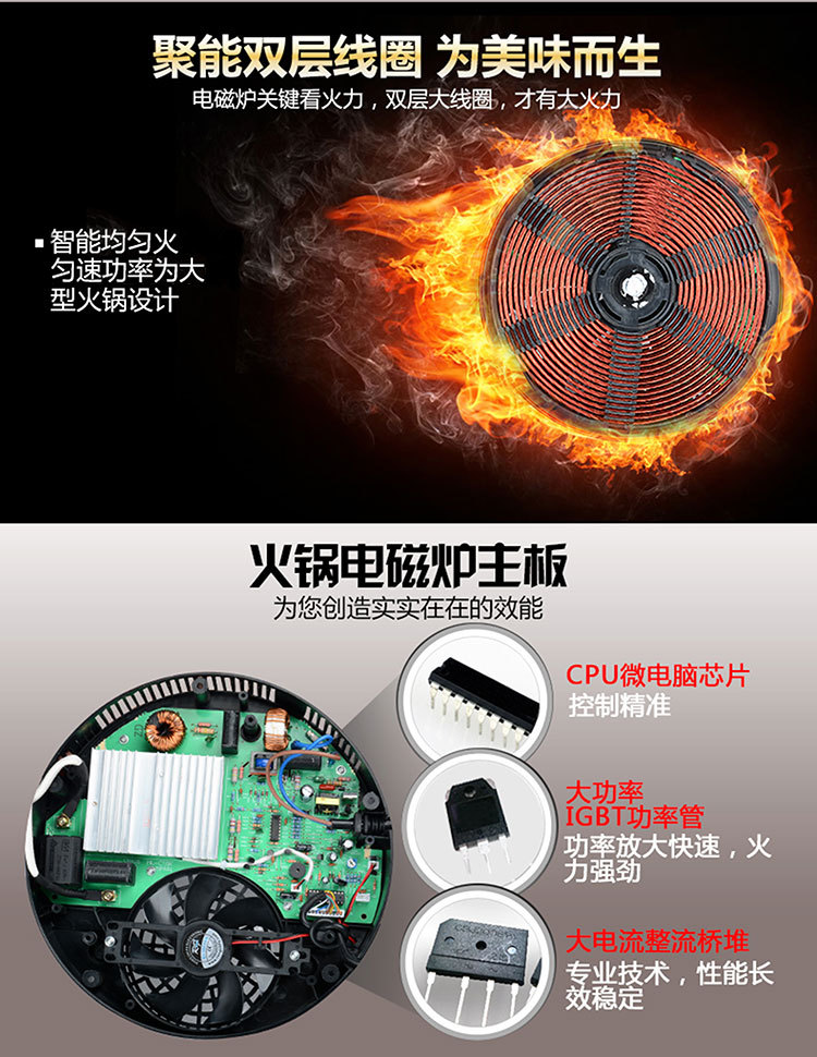 批發(fā)嵌入式火鍋店專(zhuān)用火鍋電磁爐線控觸摸商用餐飲酒店可定制特價(jià)