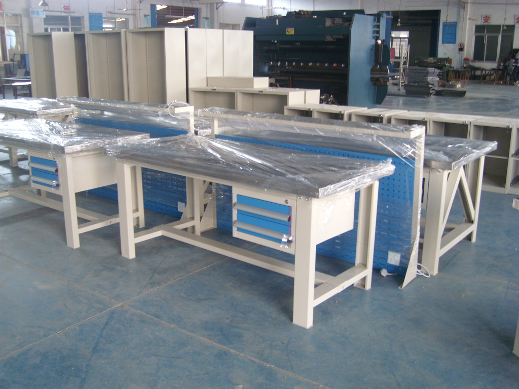 廠家直銷(xiāo)生產(chǎn)線移動(dòng)工作臺(tái) 定做雙層工作桌升降工作臺(tái)批發(fā)